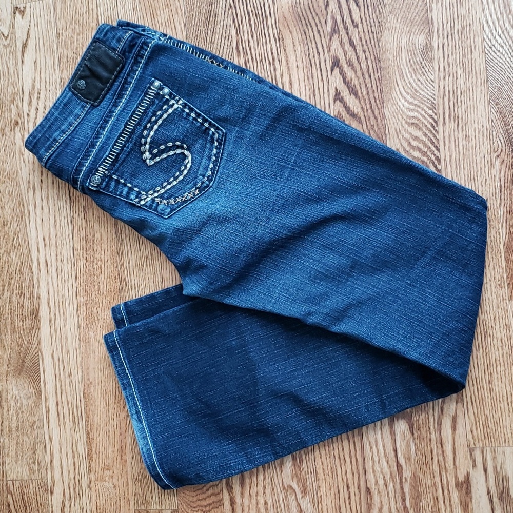(29W/33L) Silver Jeans Co. AIKO Bootcut Jeans Denim Country Western Farmhouse